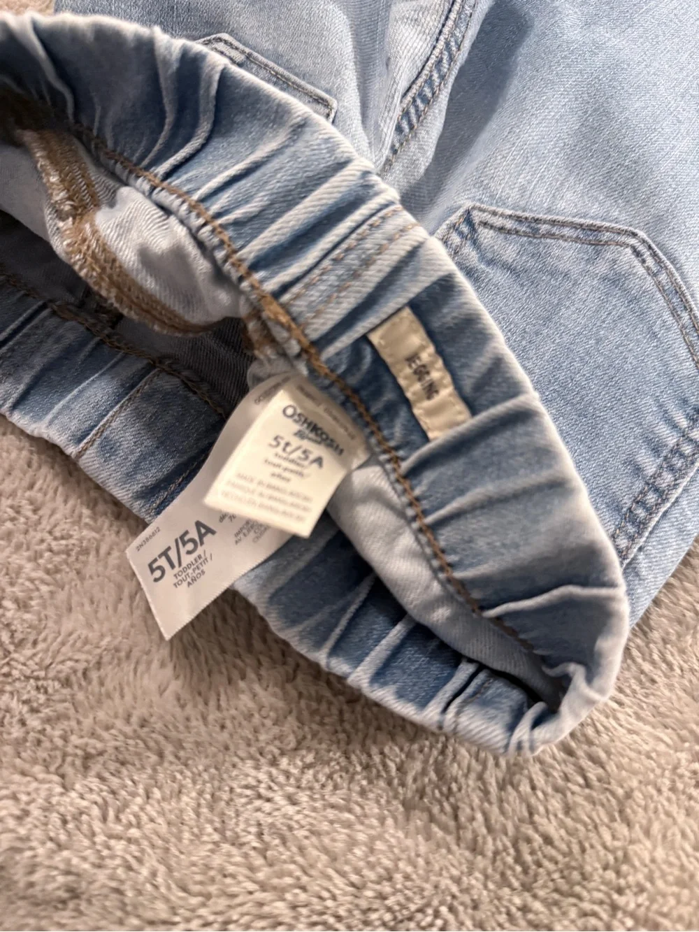 OshKosh B'gosh Light Blue Kids Denim Jeggings